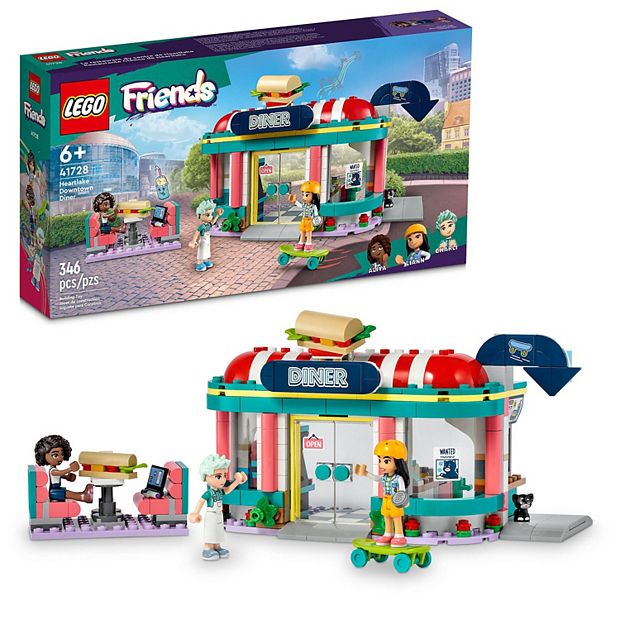 LEGO Friends Heartlake Downtown Diner 41728 Building Toy Set