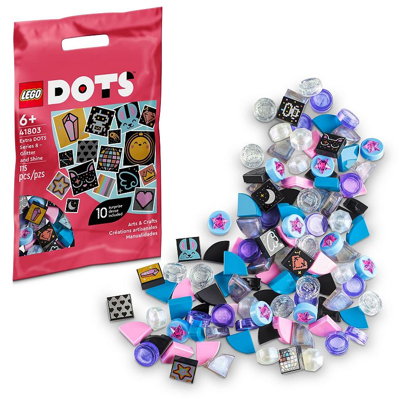 LEGO DOTS Extra DOTS Series 8 – Glitter and Shine 41803 DIY Decoration Ki