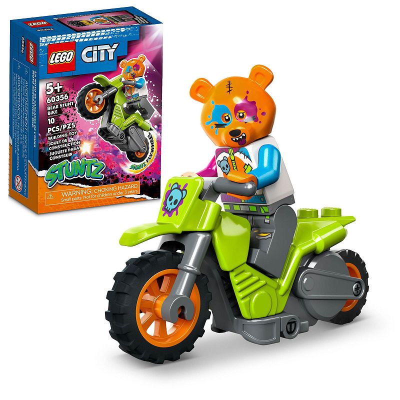 UPC 673419374927 product image for LEGO City Bear Stunt Bike 60356 Building Toy Set, Multicolor | upcitemdb.com