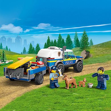 LEGO City Mobile Police Dog Training 60369 Building Toy Set