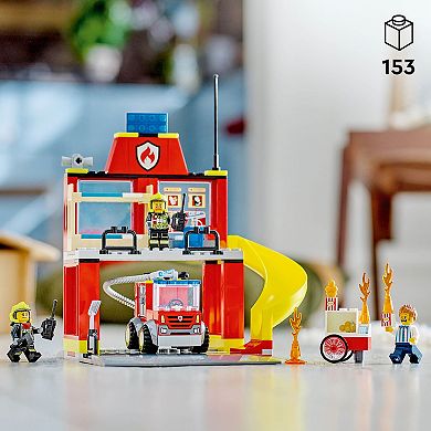 LEGO City Fire Station and Fire Truck 60375 Building Toy Set