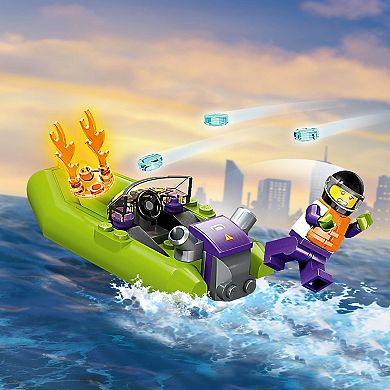 LEGO City Fire Rescue Boat 60373 Building Toy Set