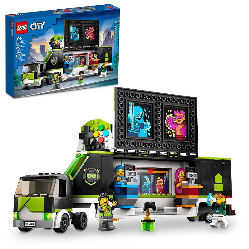 LEGO City Gaming Tournament Truck 60388 Building Toy Set, Multicolor