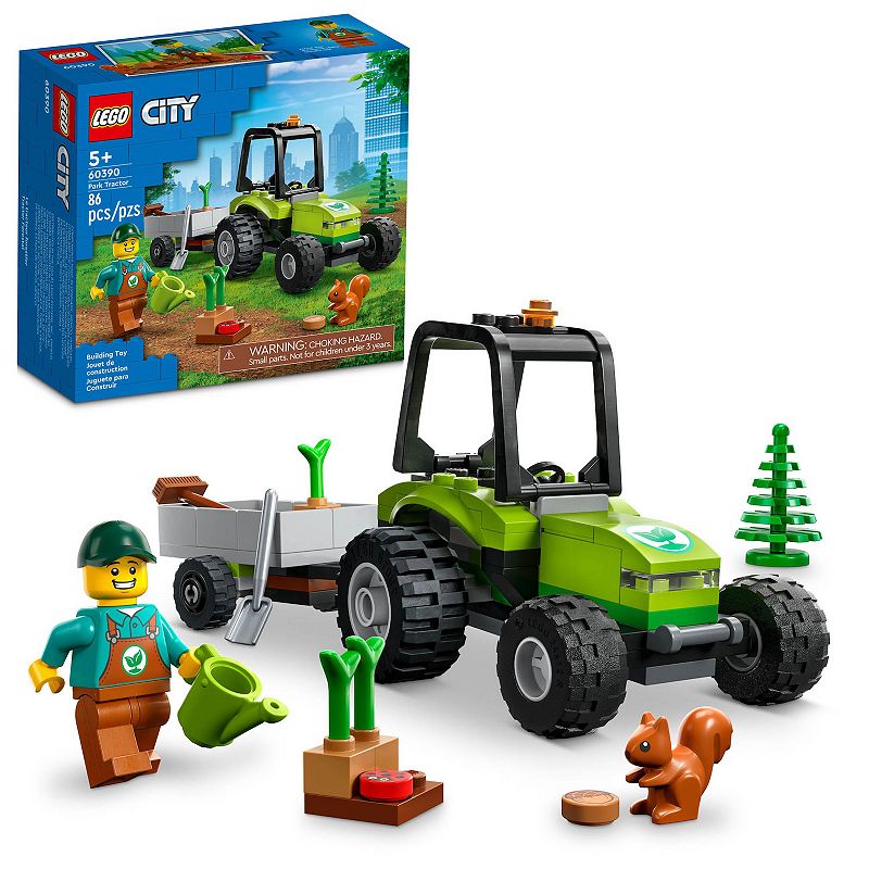 LEGO City Park Tractor 60390 Building Toy Set, Multicolor