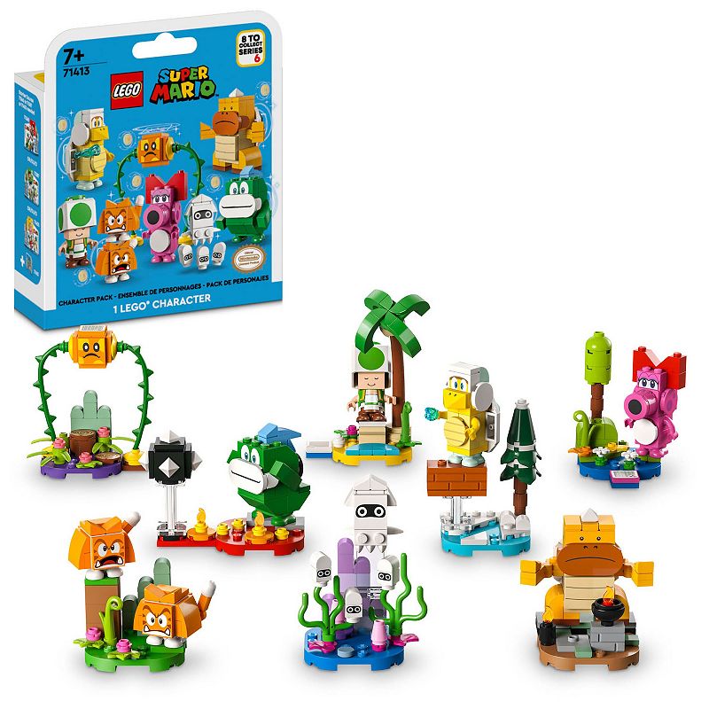 LEGO Super Mario Character Packs – Series 6 71413 Building Toy Set, Multi