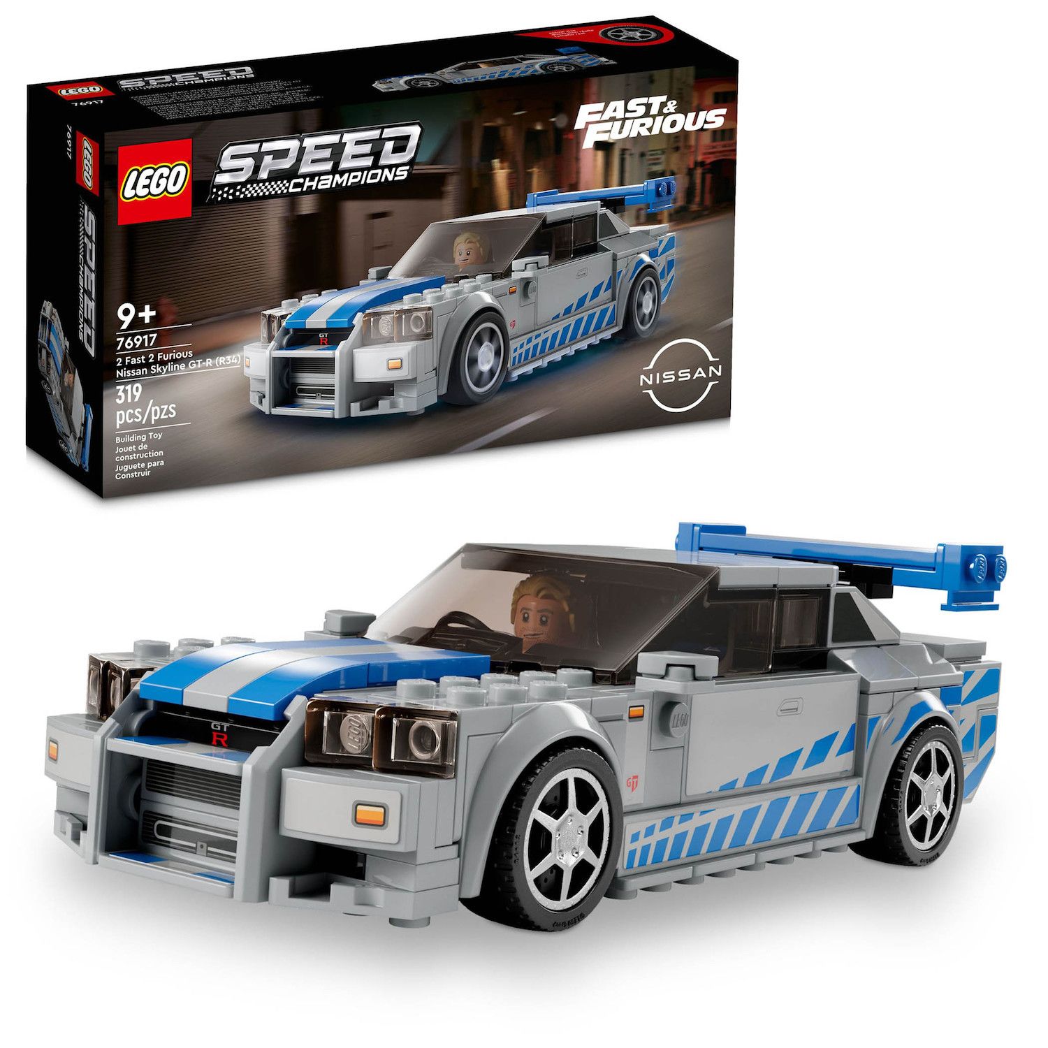 GMHN300A○MARGINAL / マージナル LKS-02 LUCE SH LEGO Speed Champions 2 Fast 2 Furious Nissan Skyline GT-R (R34) 76917
