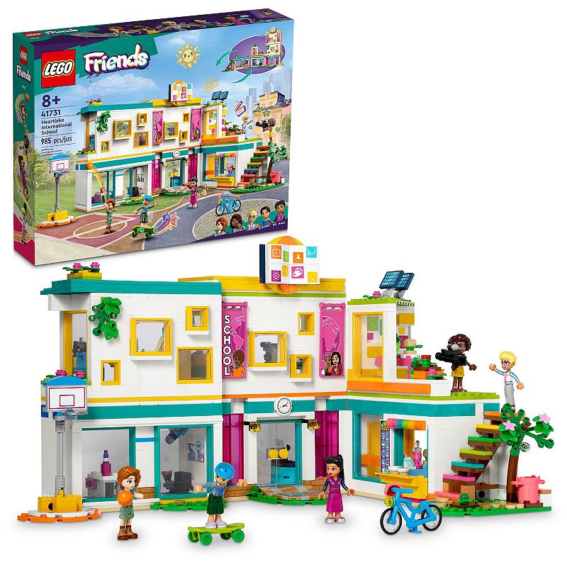 LEGO Friends Heartlake International School 41731 Building Toy Set, Multico