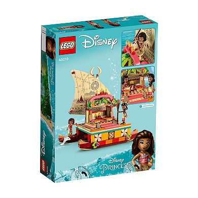 LEGO Disney Moana’s Wayfinding Boat 43210 Building Toy Set