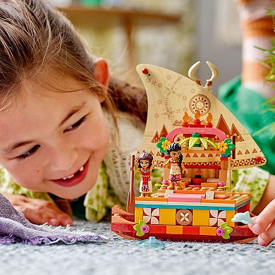 Disney's Moana’s Wayfinding Boat 43210 Building Toy Set by LEGO
