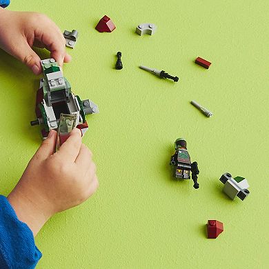LEGO Star Wars Boba Fett's Starship Microfighter 75344 Building Toy Set