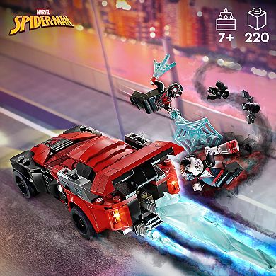 LEGO Marvel Miles Morales vs. Morbius 76244 Building Toy Set