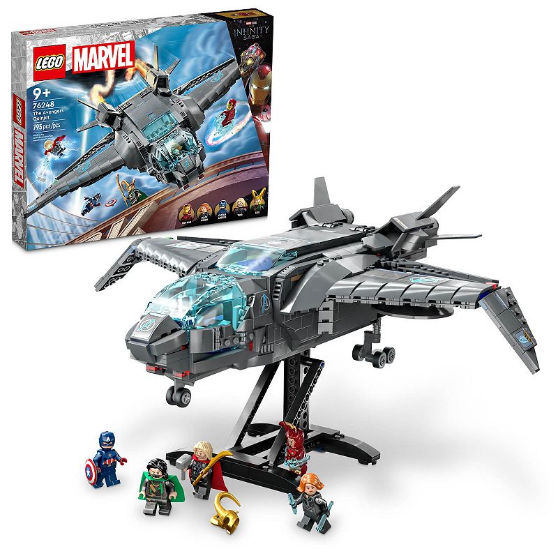 LEGO Marvel The Avengers Quinjet 76248 Building Toy Set, Multicolor