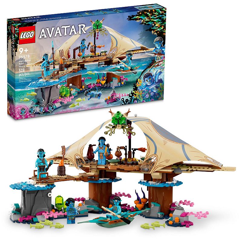 LEGO Avatar Metkayina Reef Home 75578 Building Toy Set, Multicolor