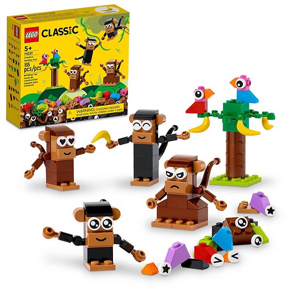 undgå platform lungebetændelse LEGO Classic Creative Monkey Fun 11031 Building Toy Set