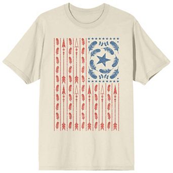 Men's Americana Feather Flag Tee