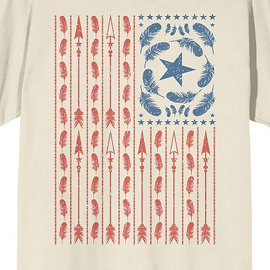Men's Americana Feather Flag Tee