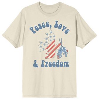 Men's Americana Peace Love Tee