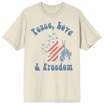 Men's Americana Peace Love Tee