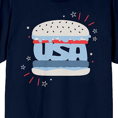 Men's Americana USA Hamburger Tee