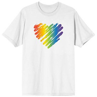 Men's Pride Rainbow Heart Tee