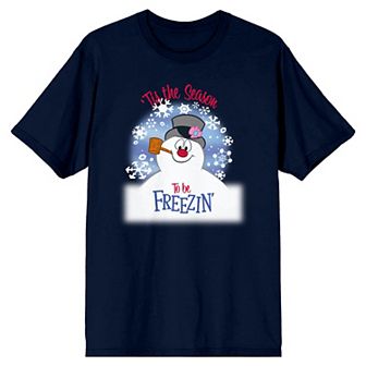 Men's Frosty The Snowman Falling Tee