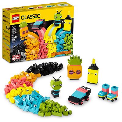 Lego Classic Creative Neon Fun 11027 Building Toy Set 333 Pieces