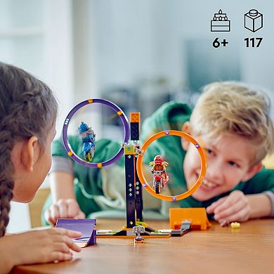 Lego City Spinning Stunt Challenge 60360 Building Toy Set (117 Pieces)
