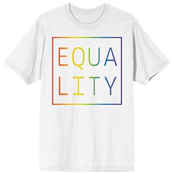 Men's Pride Equality Rainbow Tee