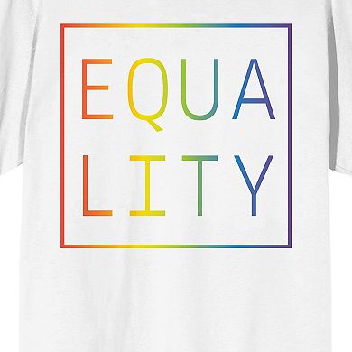 Men's Pride Equality Rainbow Tee