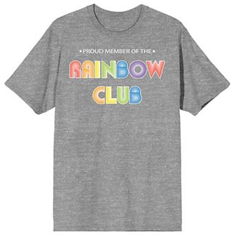 Men's Pride Proud Member Rainbow Tee