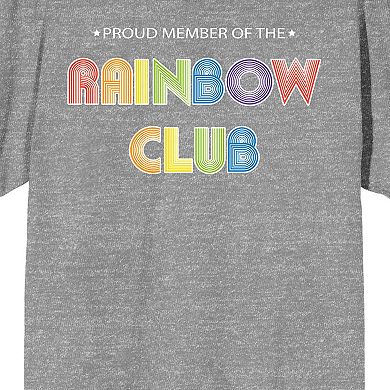 Men's Pride Proud Member Rainbow Tee