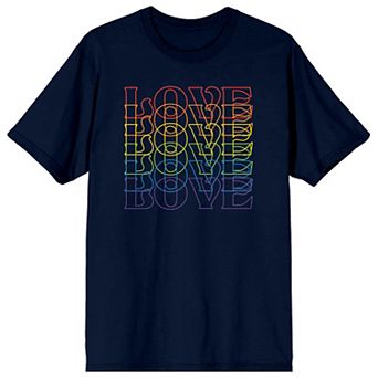 Men's Pride Love Repeated Tee