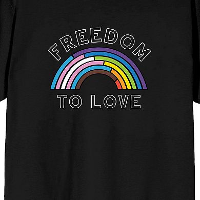 Men's Pride Freedom To Love Tee