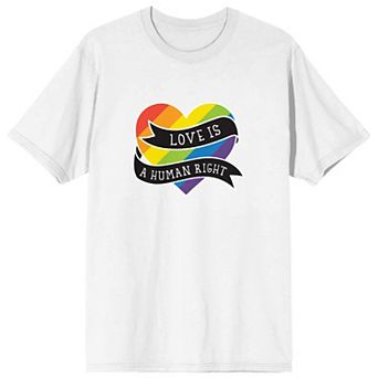 Men's Pride Love Is A Human Right Tee