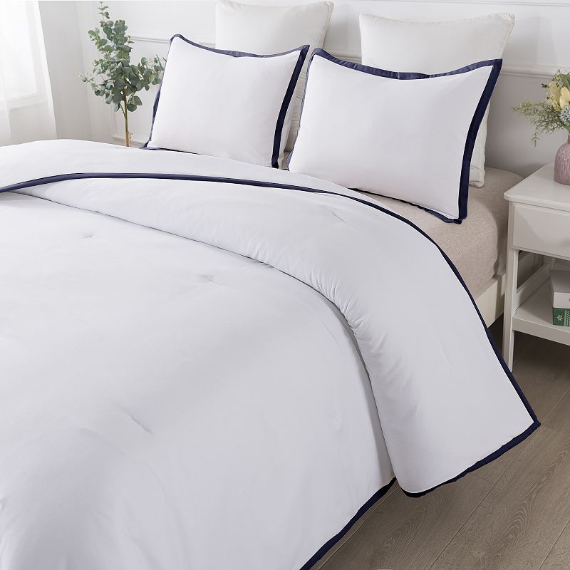 Framed Down Alternative Comforter Set - King - Navy (276 C)