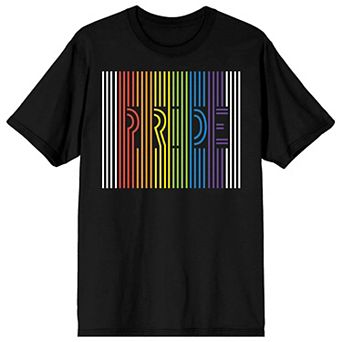 Men's Pride Rainbow Stripes Tee