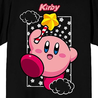 Men's Kirby Character with Stars Tee