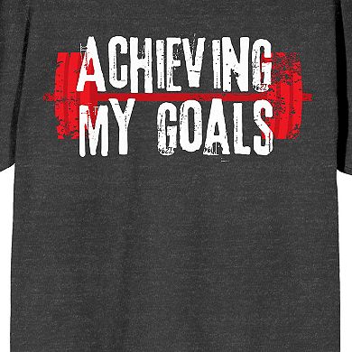 Men's Gym Culture Red Barbell Tee