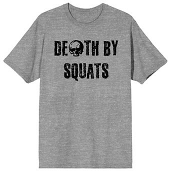 Men's Gym Culture Death by Squats Tee