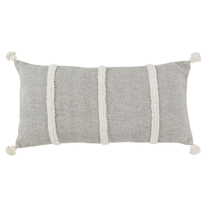 UPC 196796000093 product image for Rizzy Home Ayan Down Filled Pillow, Light Gray | upcitemdb.com