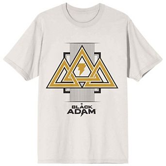 Men's DC Comics Black Adam Gold Triangles Tee