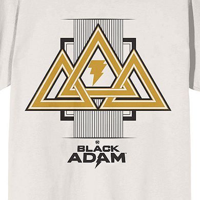 Men's DC Comics Black Adam Gold Triangles Tee