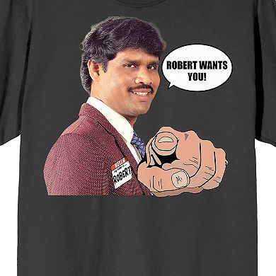 Men's Screenshot Energy Meme "Robert Wants You" Tee