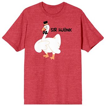 Men's Honk Honk Am Meme Fancy Goose Tee