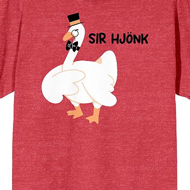 Men's Honk Honk Am Meme Fancy Goose Tee
