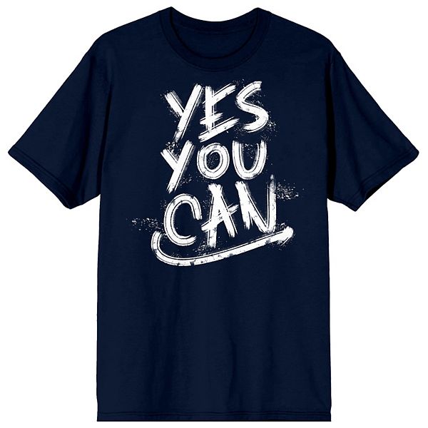 Men's Gym Culture Yes You Can Tee