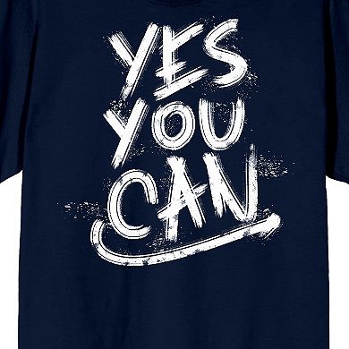 Men's Gym Culture Yes You Can Tee