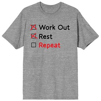 Men's Gym Culture To Do List Tee
