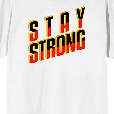 Men's Gym Culture Stay Strong Tee