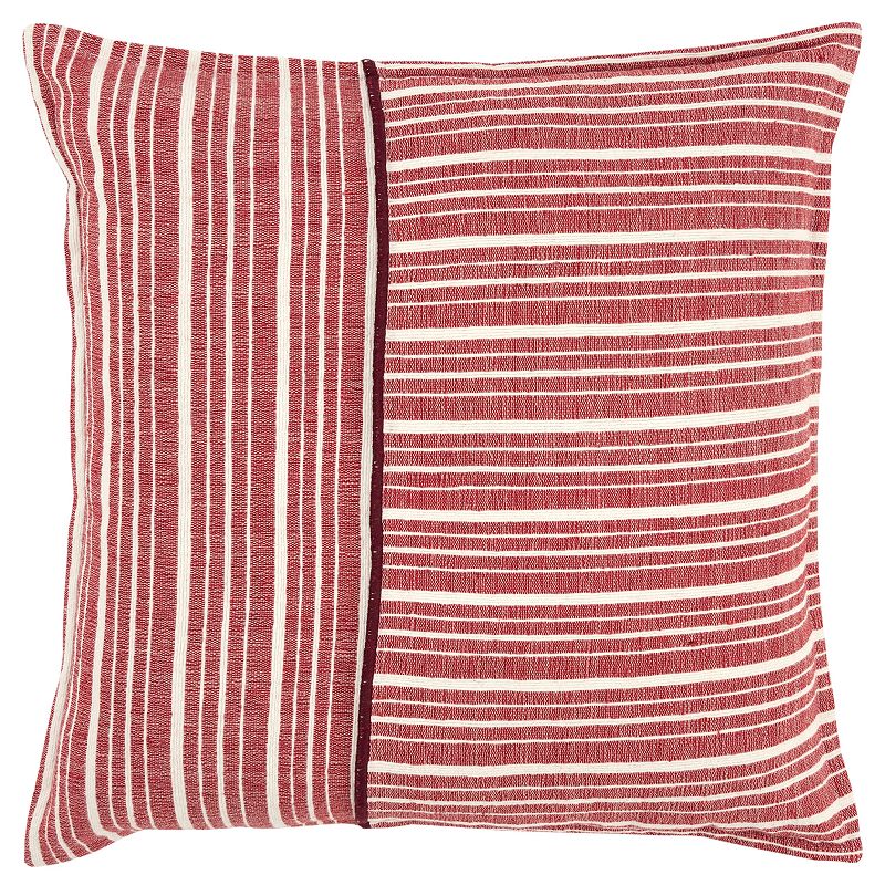 UPC 196796000048 product image for Rizzy Home Hayes Down Filled Pillow, Red | upcitemdb.com